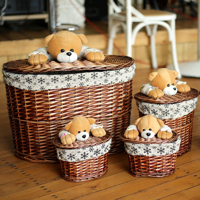 Willow Laundry Basket con Lid