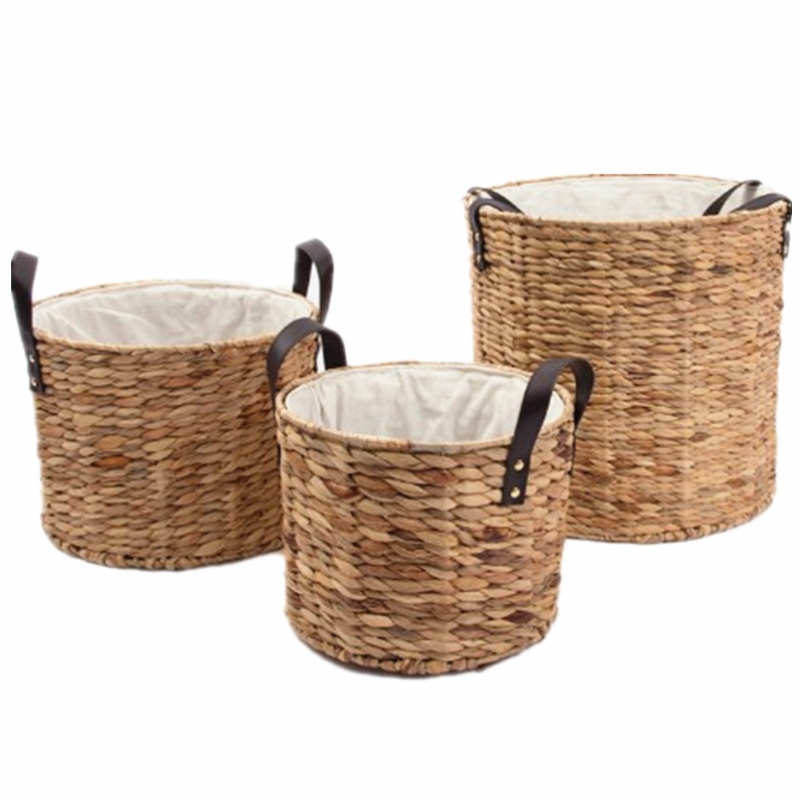 Set di Circle Water Hyacinth Basket